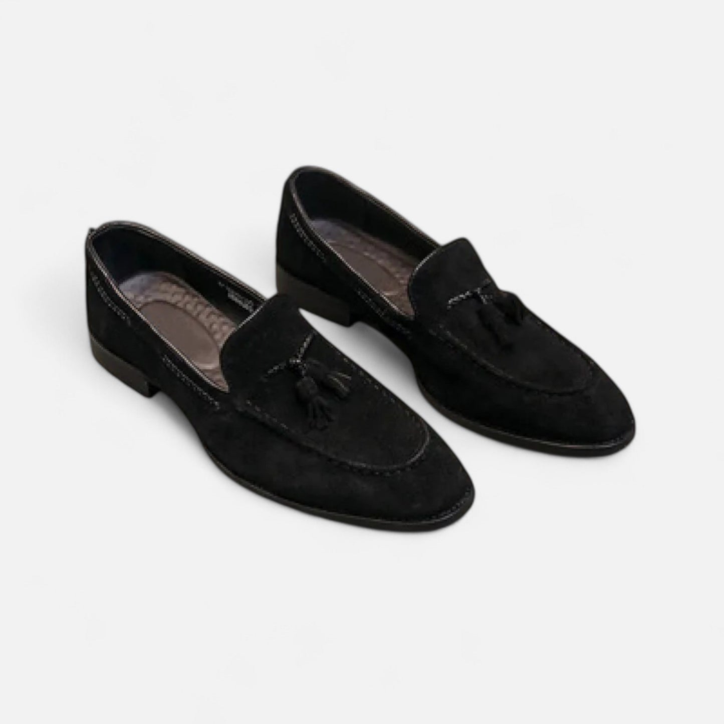 Velour Boutique | Men’s Tassel Loafers Suede Heritage