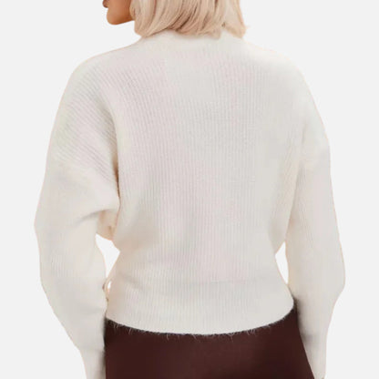 Velour Boutique | Women's V-Neck Drawstring Knit Cardigan