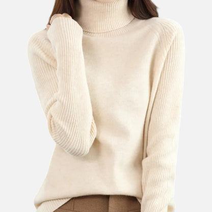 Velour Boutique | Women's Turtleneck Sweater Raglan Sleeve