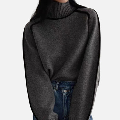 Velour Boutique | Women's Pullover Knitwear Refined Stripes