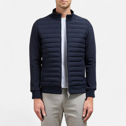 Vellemere | Men’s Lightweight Stand Collar Knitted Jacket