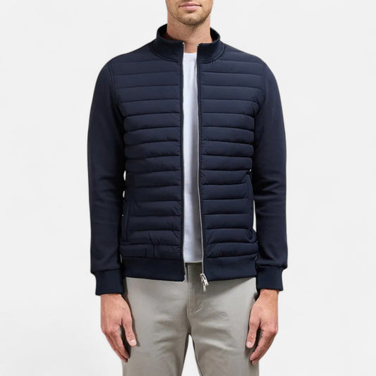 Vellemere | Men’s Lightweight Stand Collar Knitted Jacket