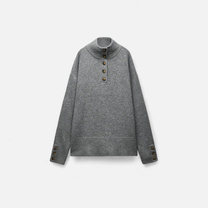 Velour Boutique | Women's Striped Turtleneck Sweater