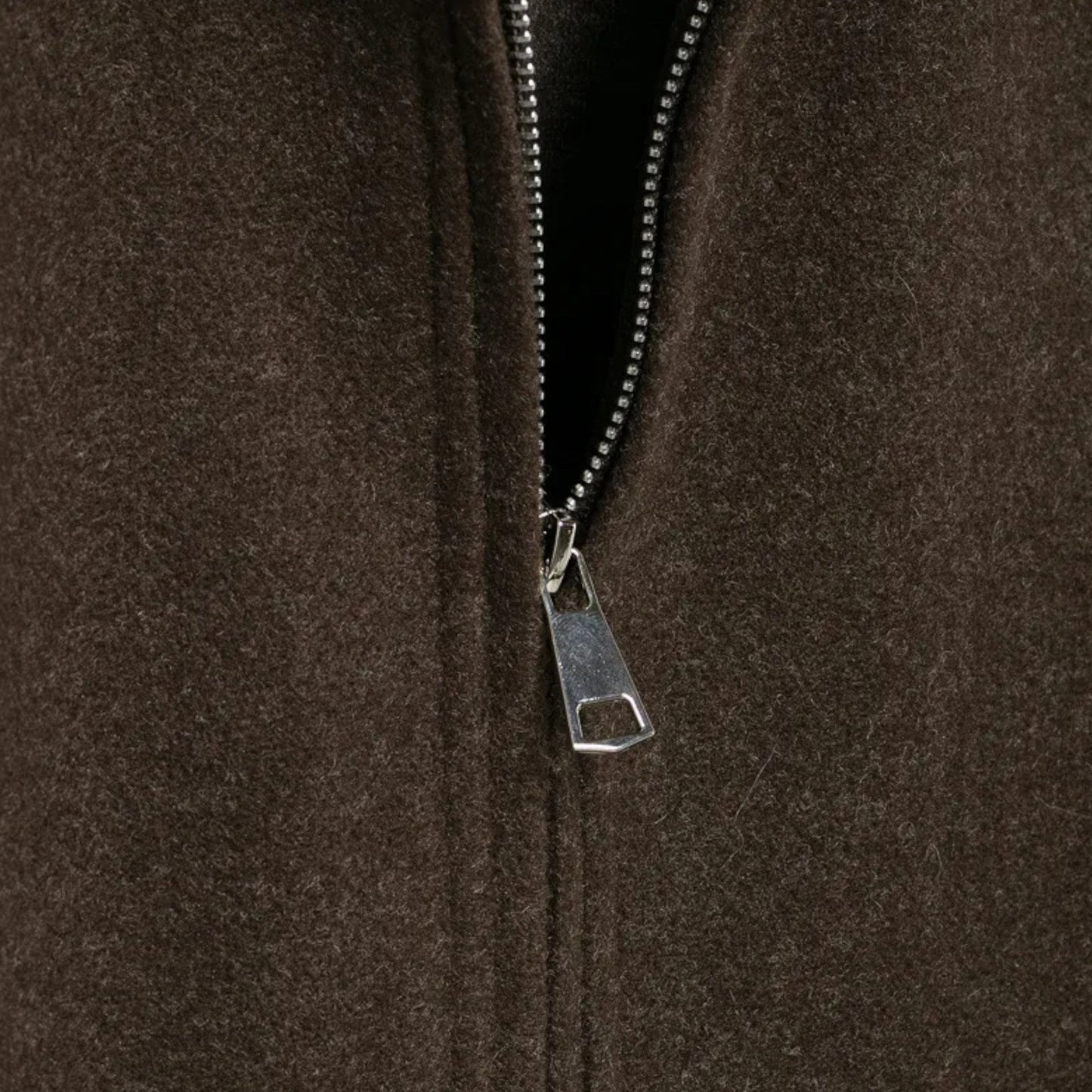 Velour Boutique | Women's Woolen Lapel Zipper Jacket