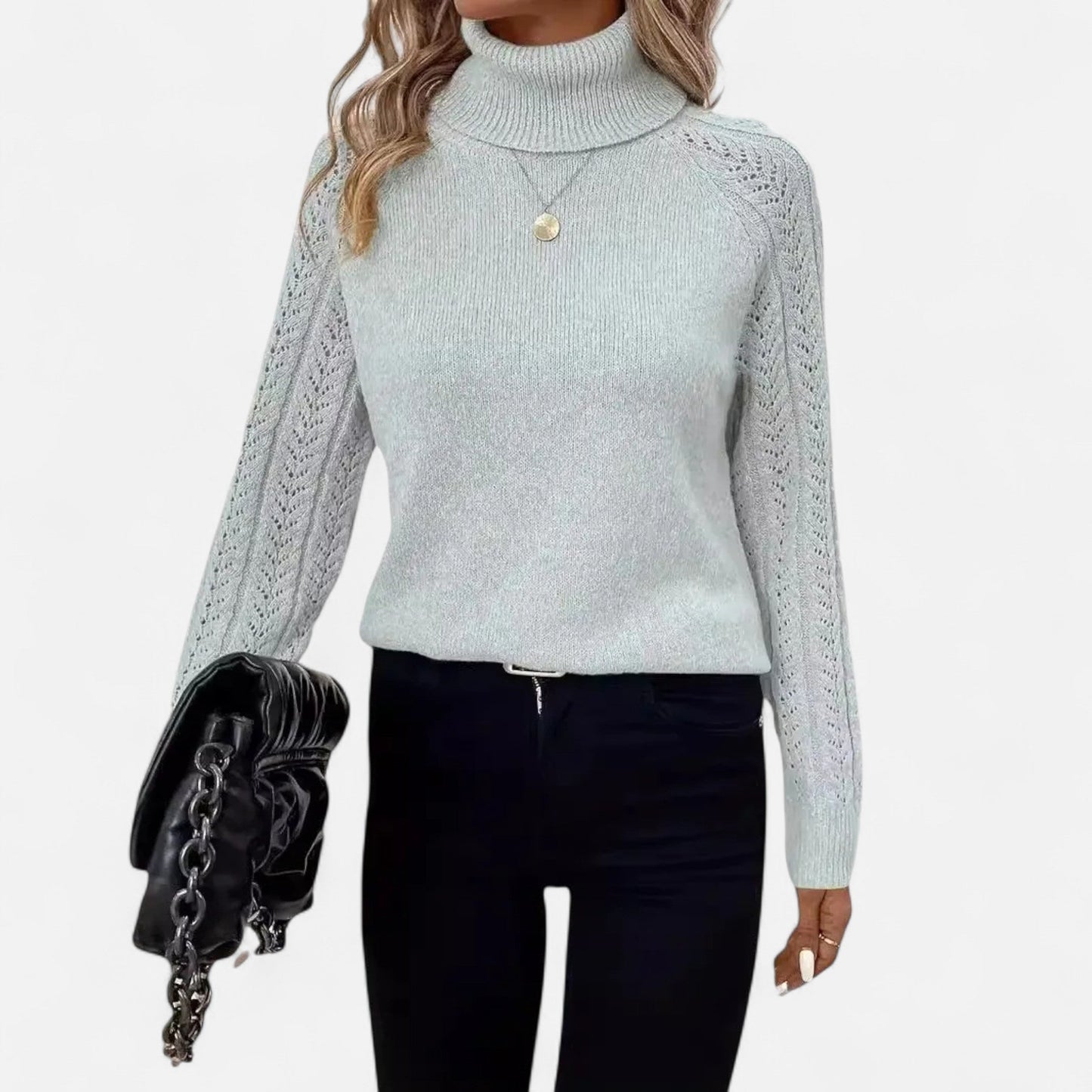 Velour Boutique | Women's Turtleneck Sweater Refined Classic