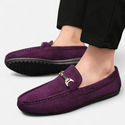 Velour Boutique | Men’s Loafers Elegant Buckle Detail