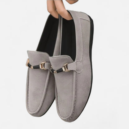 Velour Boutique | Men’s Loafers Elegant Buckle Detail