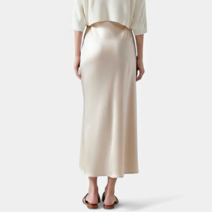 Vellemere | Women’s Heritage Silk Midi Skirt