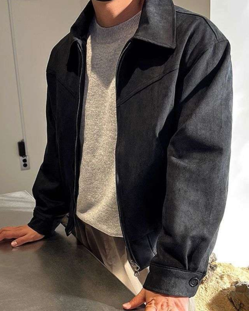 Vellemere | Men's Faux Suede Jacket