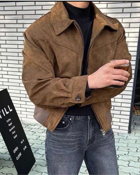 Vellemere | Men's Faux Suede Jacket