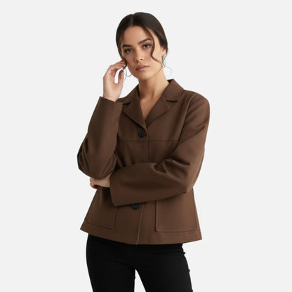 Velour Boutique | Women's Retro Suede Short Jacket