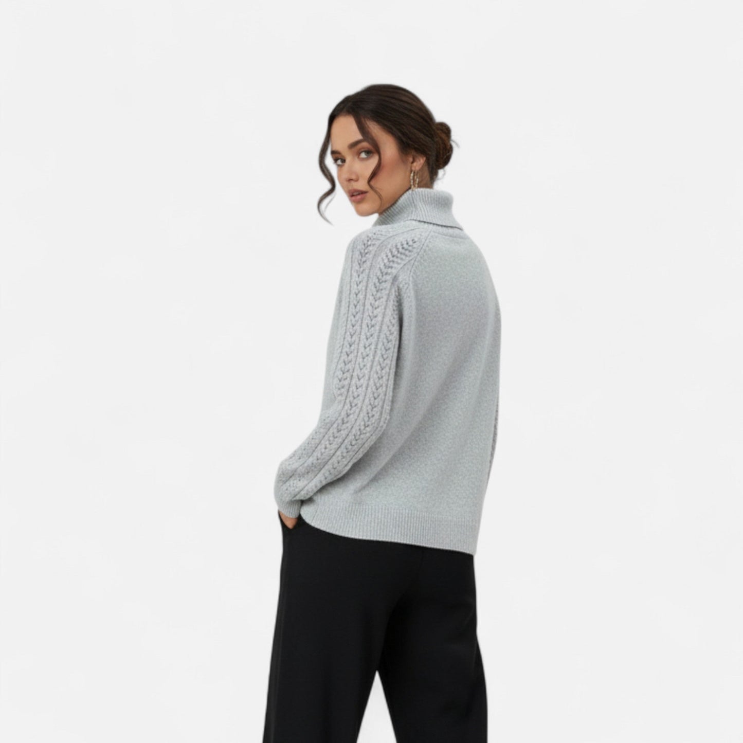 Velour Boutique | Women's Turtleneck Sweater Refined Classic
