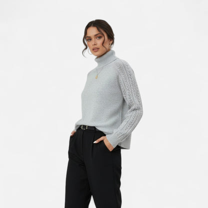Velour Boutique | Women's Turtleneck Sweater Refined Classic