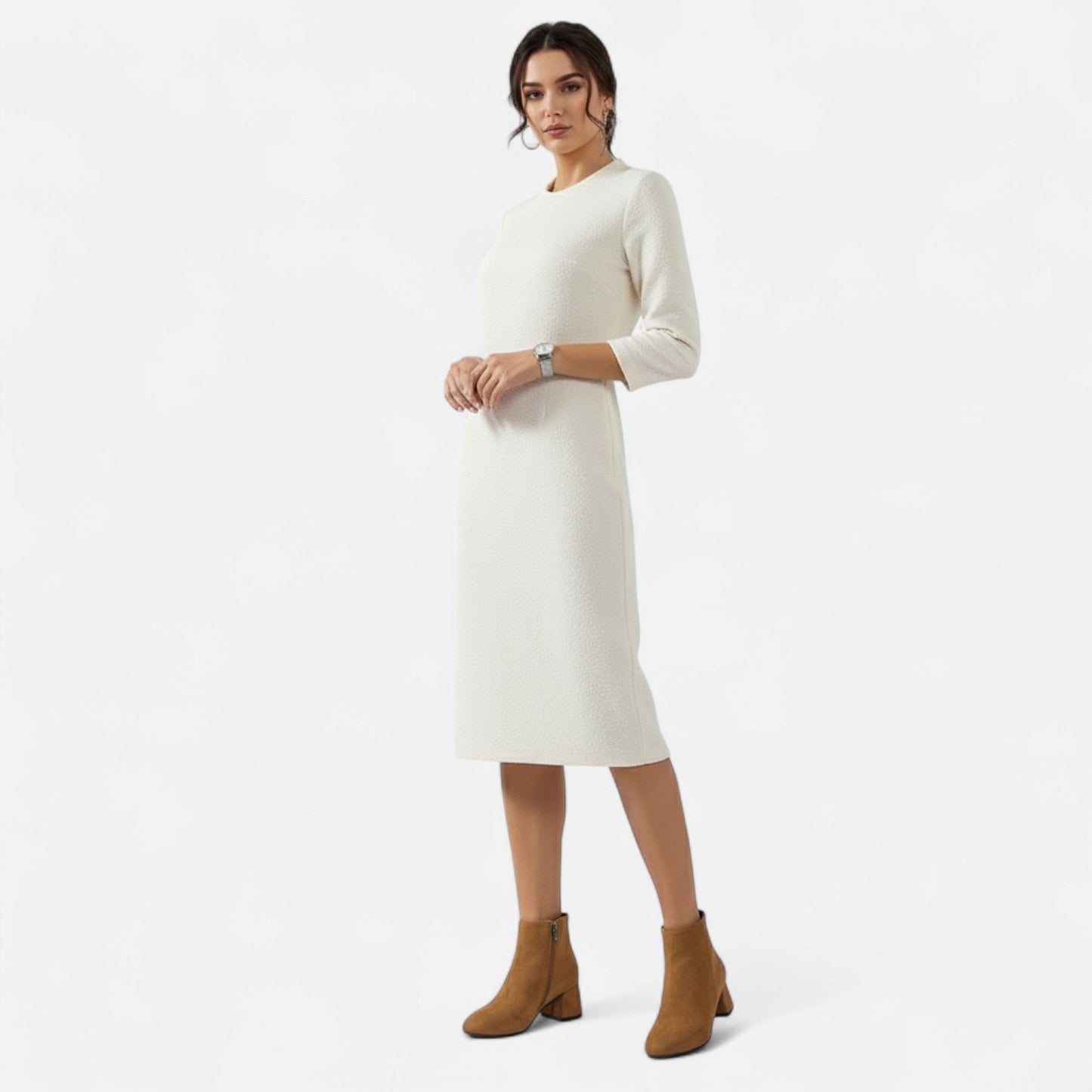 Velour Boutique | Women's Suede Ankle Boots Block Heel