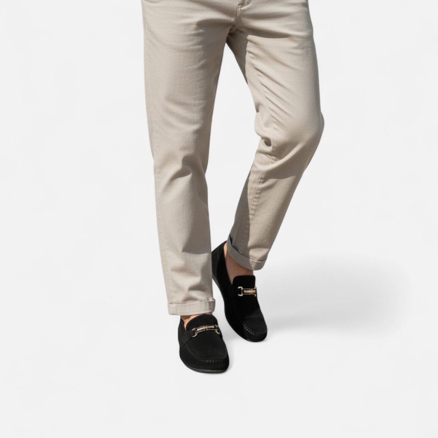 Velour Boutique | Men’s Loafers Elegant Buckle Detail