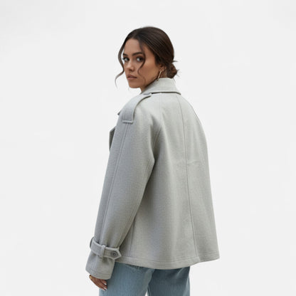 Velour Boutique | Women's Double-Breasted Tweed Coat