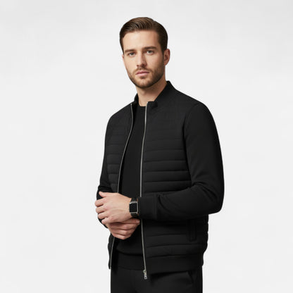 Vellemere | Men’s Lightweight Stand Collar Knitted Jacket