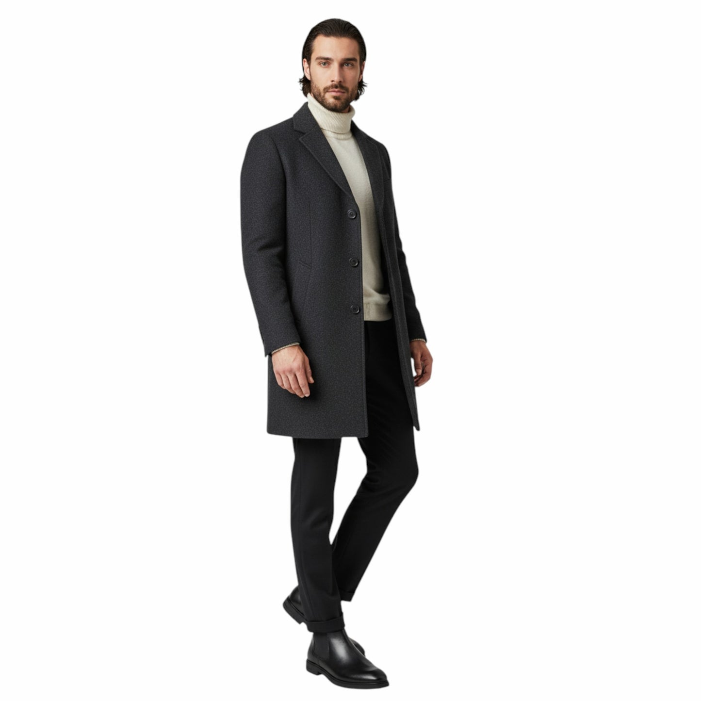 Vellemere | Men’s Black Synthetic Chelsea Boots