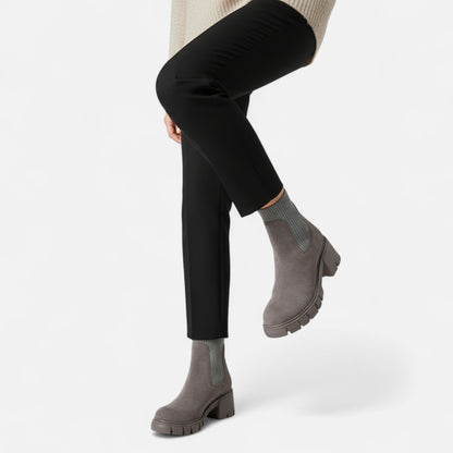 Velour Boutique | Women's Suede Chelsea Boots Elevated Elegance