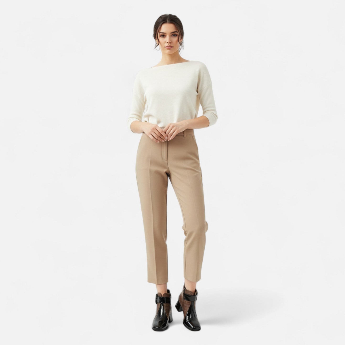 Velour Boutique | Women's Ankle Boots Buckle Detail