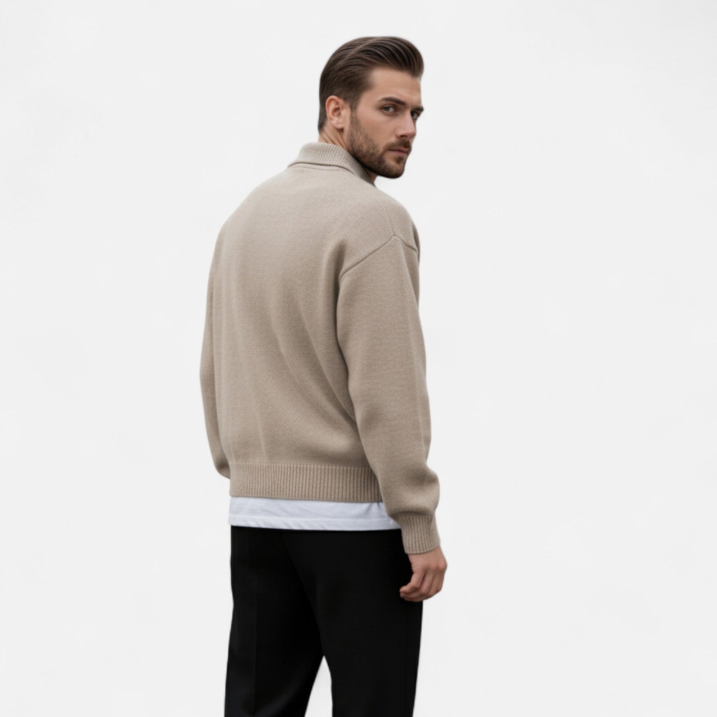 Velour Boutique | Men’s Knit Sweater Lapel Heritage