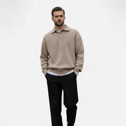 Velour Boutique | Men’s Knit Sweater Lapel Heritage