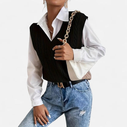 Velour Boutique | Women's Knitted Sweater Vest