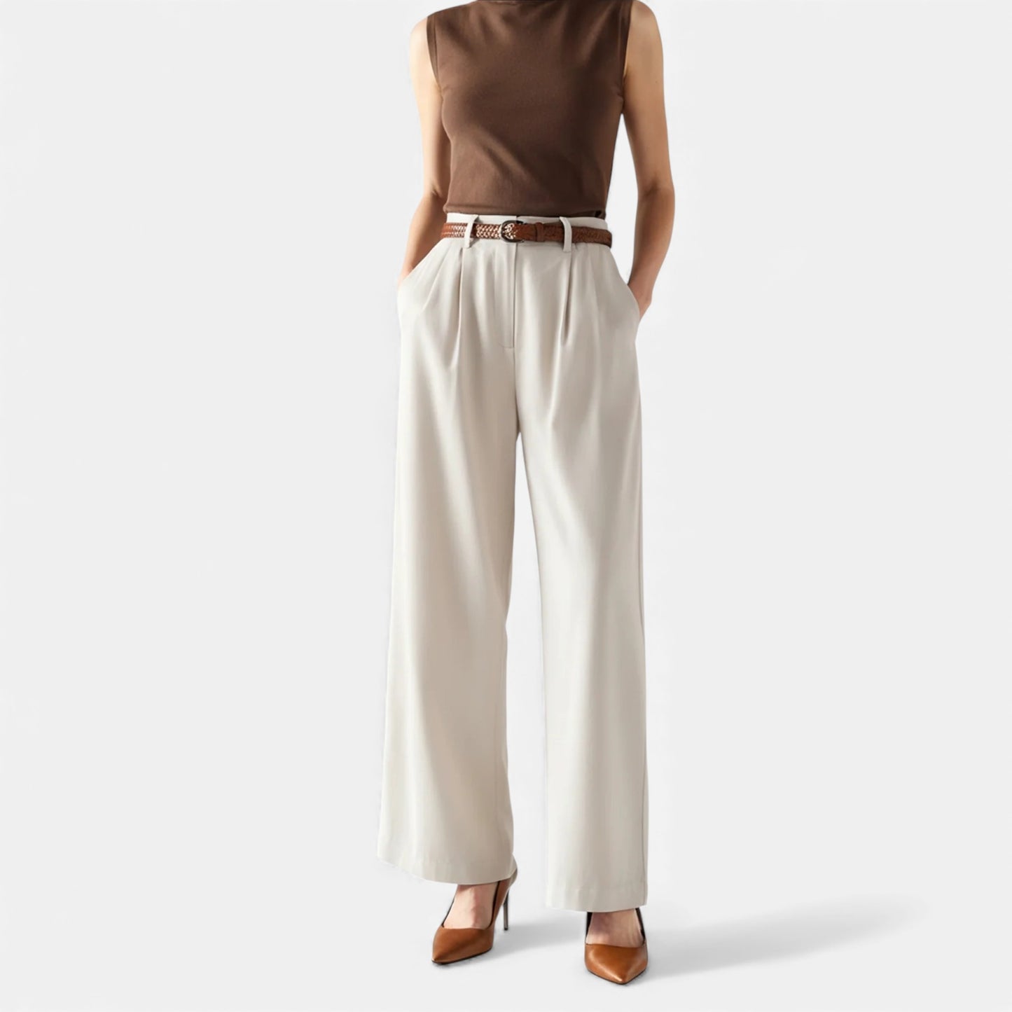 Vellemere | Women’s Riviera Linen Capri Trousers