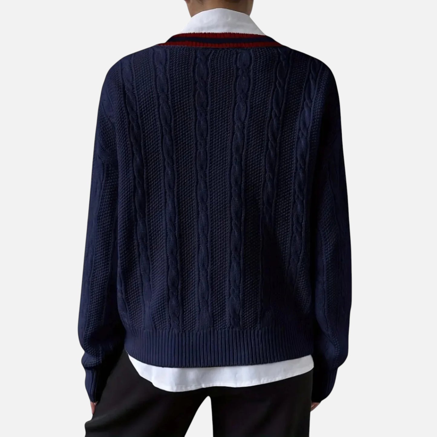 Vellemere | Women’s Cashmere-Touch V‑Neck Knit