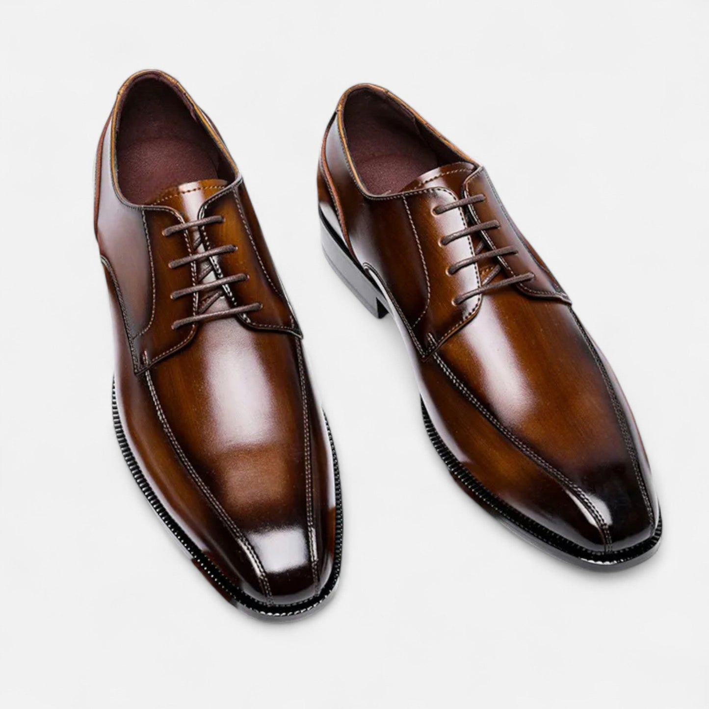Velour Boutique | Men’s Derby Shoes Square Toe Elegance