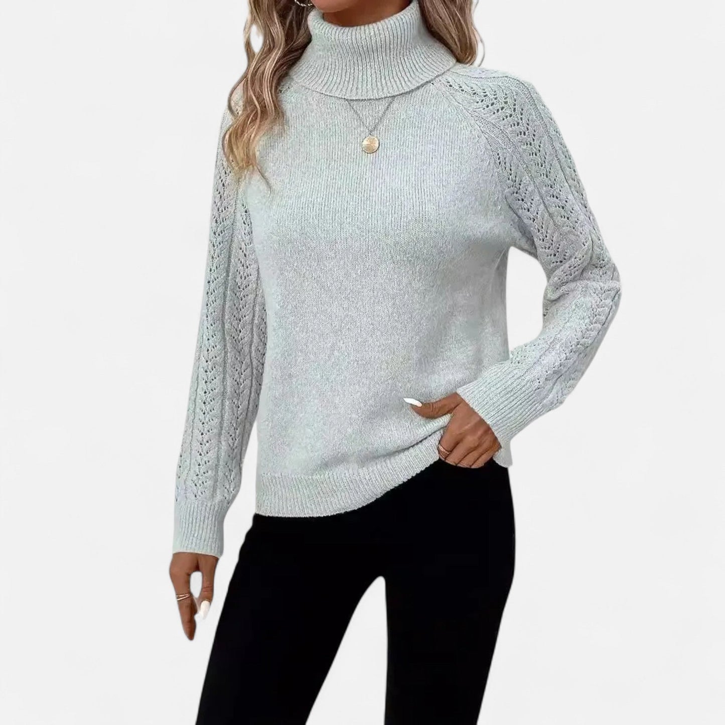 Velour Boutique | Women's Turtleneck Sweater Refined Classic
