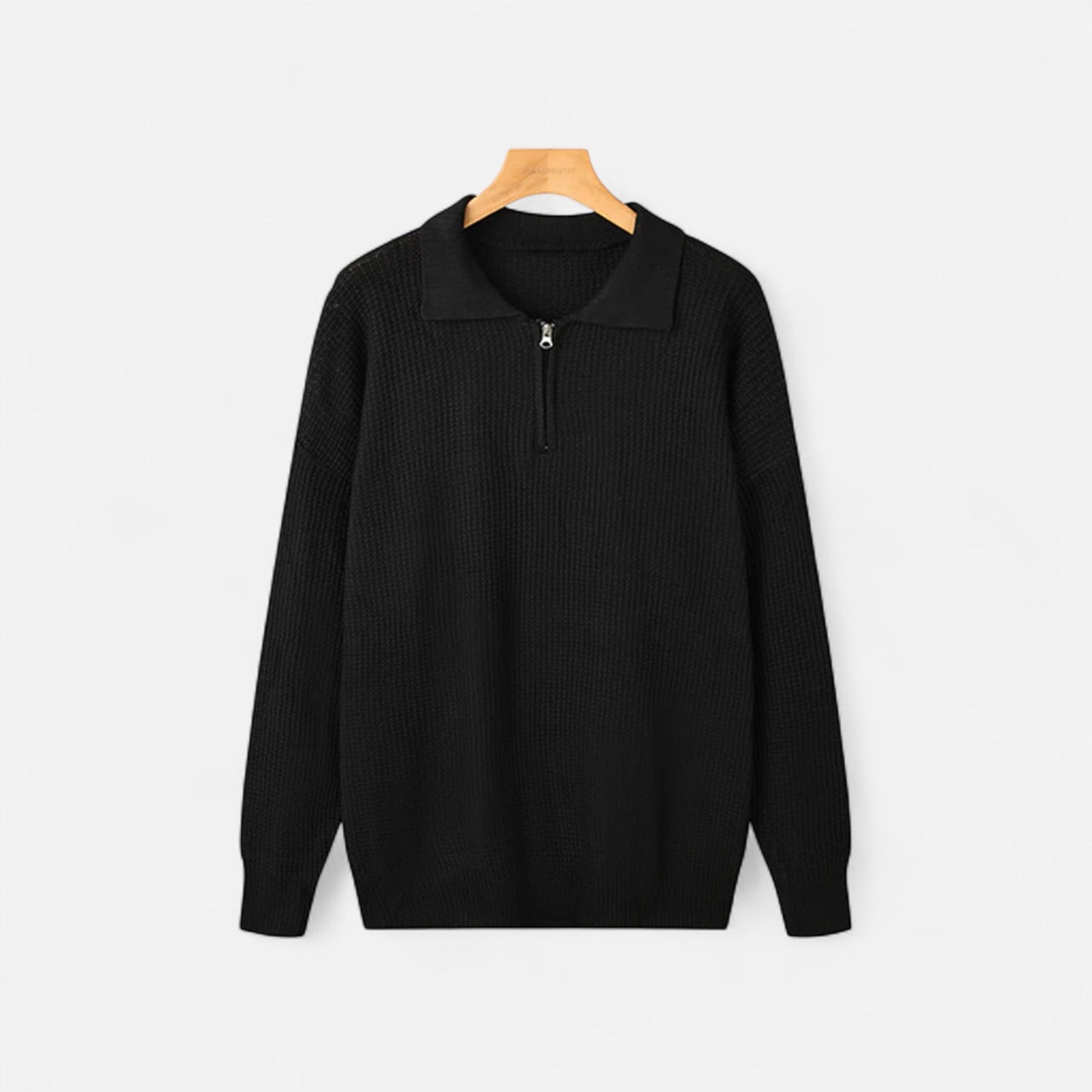 Velour Boutique | Men’s Half-Zip Sweater Mercerised Cotton