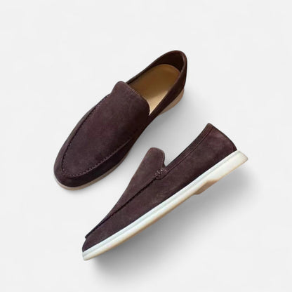 Velour Boutique | Men’s Suede Slip-On Loafers Timeless Minimalism