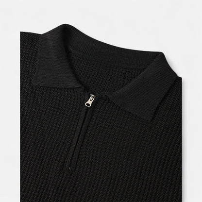 Velour Boutique | Men’s Half-Zip Sweater Mercerised Cotton