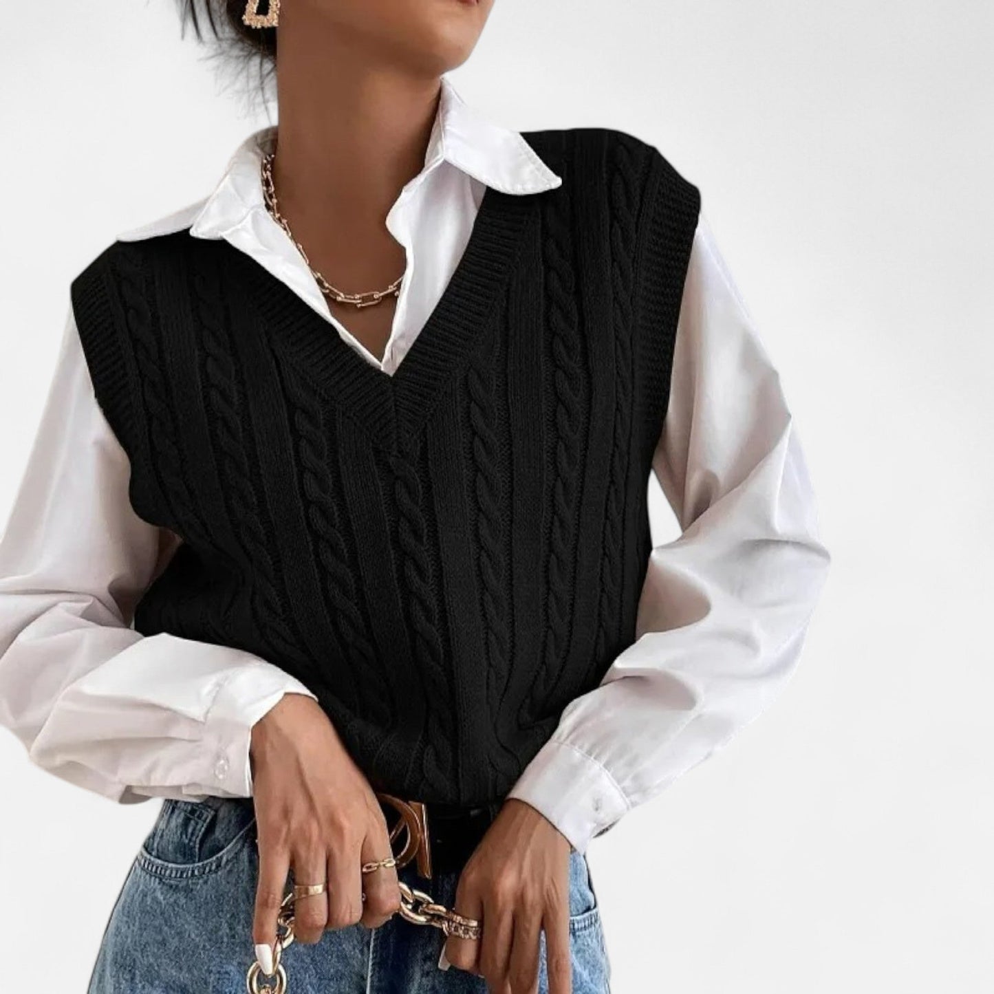Velour Boutique | Women's Knitted Sweater Vest