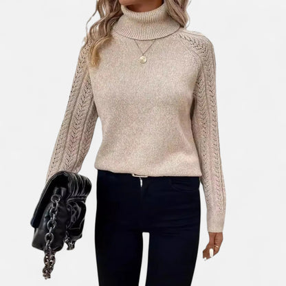 Velour Boutique | Women's Turtleneck Sweater Refined Classic