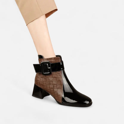 Velour Boutique | Women's Ankle Boots Buckle Detail