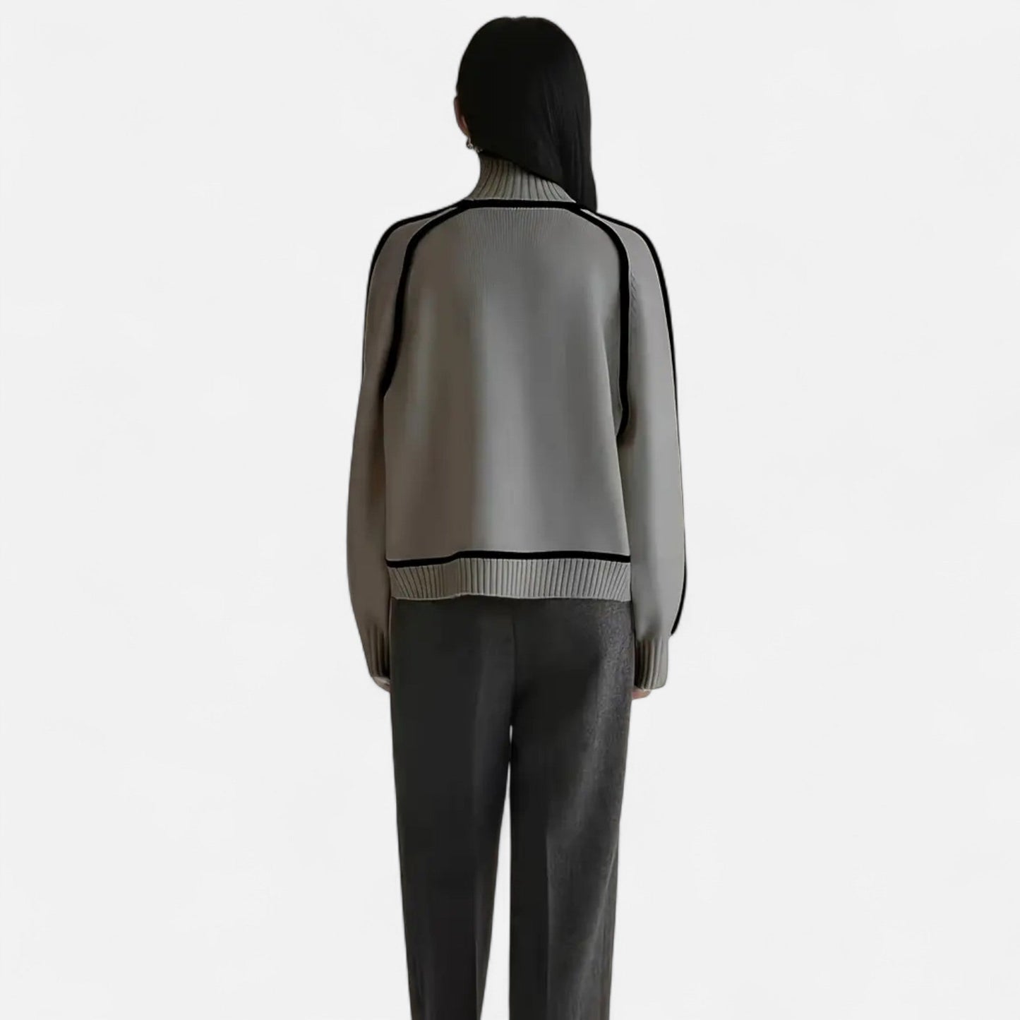 Velour Boutique | Women's Pullover Knitwear Refined Stripes