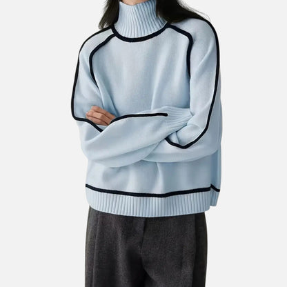 Velour Boutique | Women's Pullover Knitwear Refined Stripes