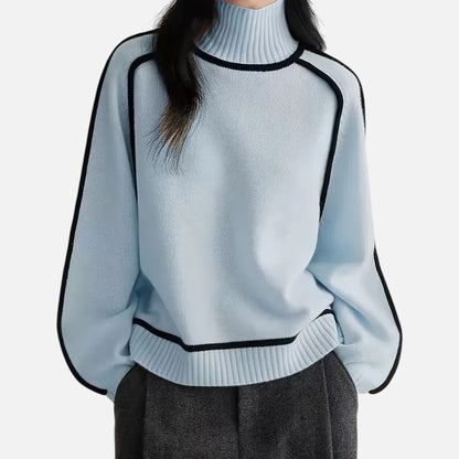 Velour Boutique | Women's Pullover Knitwear Refined Stripes