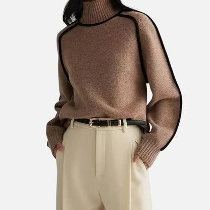 Velour Boutique | Women's Pullover Knitwear Refined Stripes