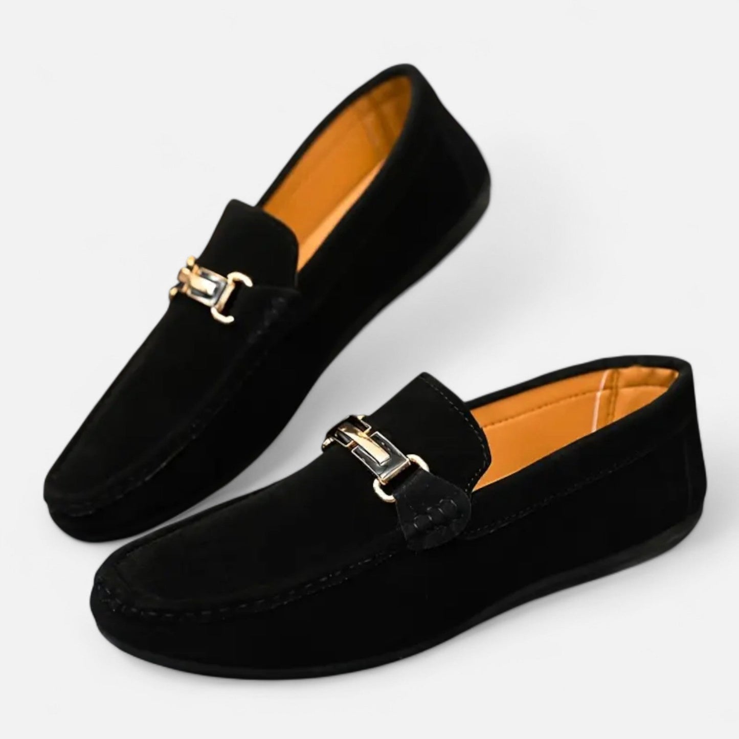 Velour Boutique | Men’s Loafers Elegant Buckle Detail