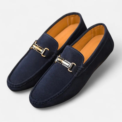 Velour Boutique | Men’s Loafers Elegant Buckle Detail