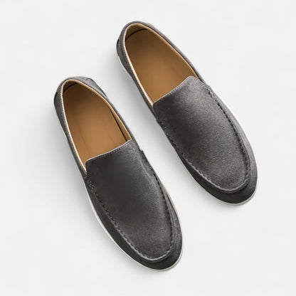 Velour Boutique | Men’s Suede Slip-On Loafers Timeless Minimalism