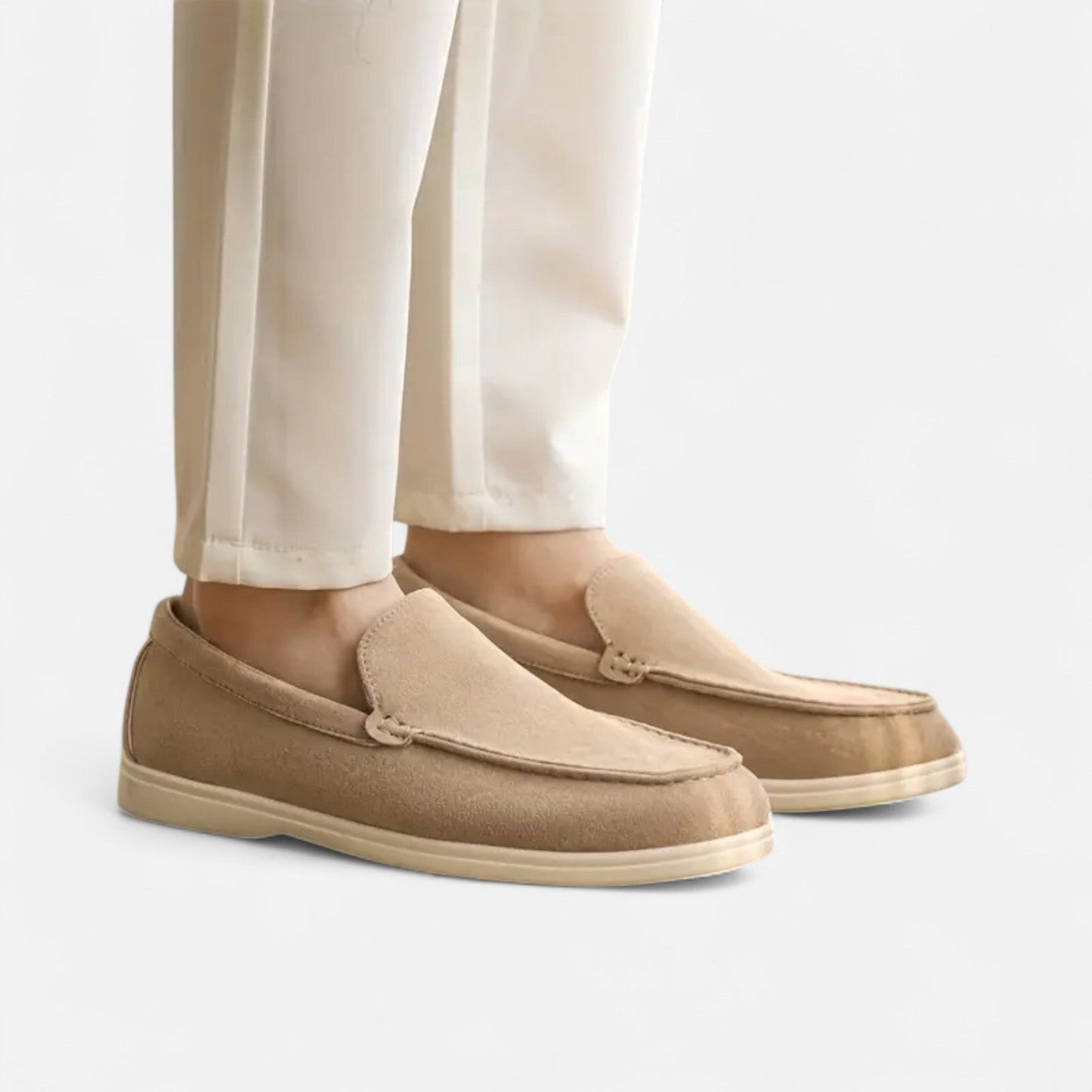 Velour Boutique | Men’s Suede Slip-On Loafers Timeless Minimalism