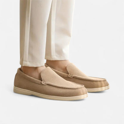 Velour Boutique | Men’s Suede Slip-On Loafers Timeless Minimalism