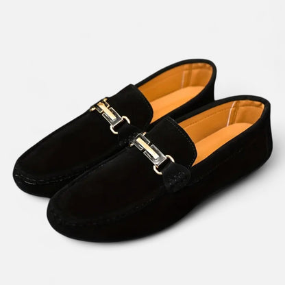 Velour Boutique | Men’s Loafers Elegant Buckle Detail
