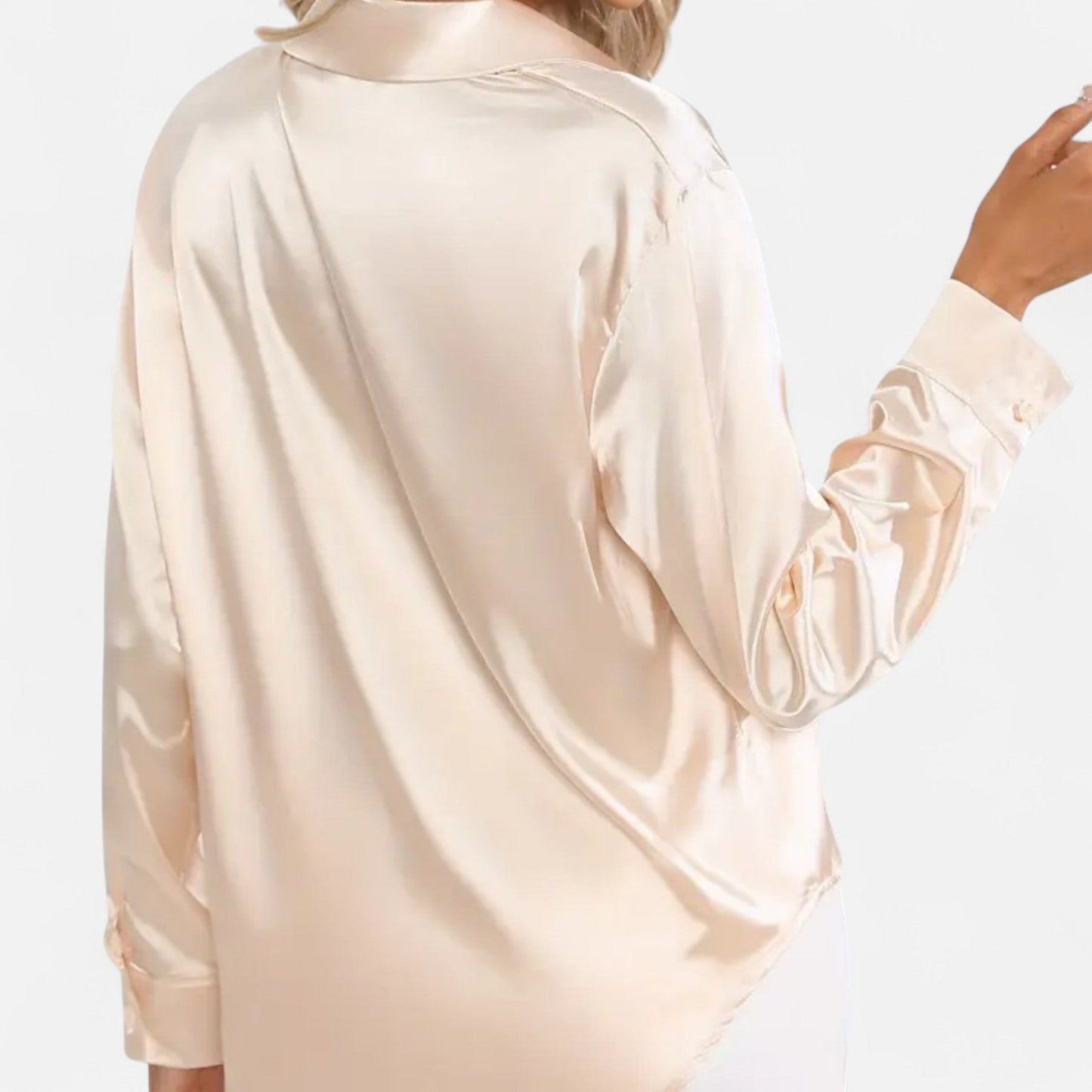 Velour Boutique | Women's Satin Blouse Glossy Elegance