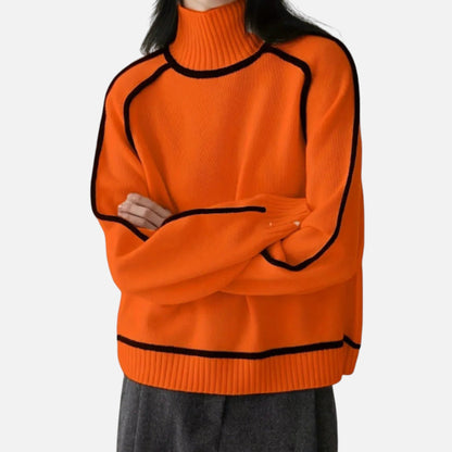Velour Boutique | Women's Pullover Knitwear Refined Stripes