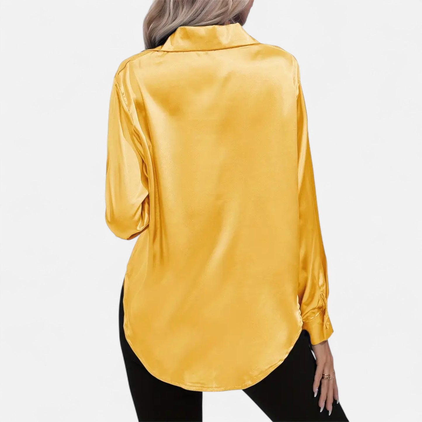 Velour Boutique | Women's Satin Blouse Glossy Elegance
